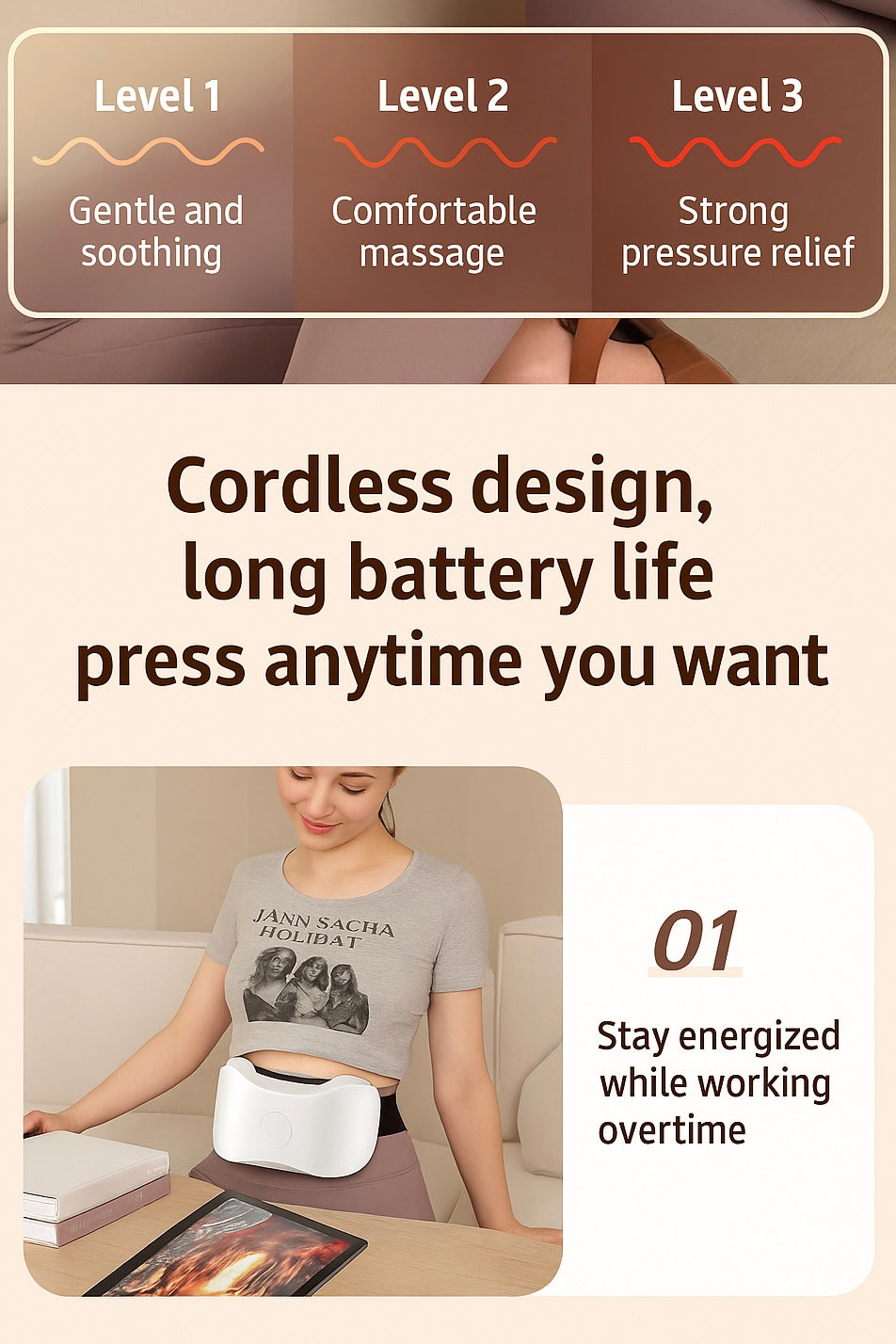Abdominal Massager 9.0 -  Large Charging Version