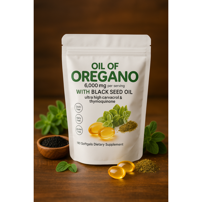 Oregano Soft Capsules 180 capsules, TK hot sale Oil of Oregano Soft Capsules